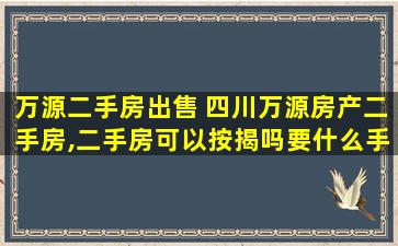 万源二手房* 四川万源房产二手房,二手房可以按揭吗要什么手续